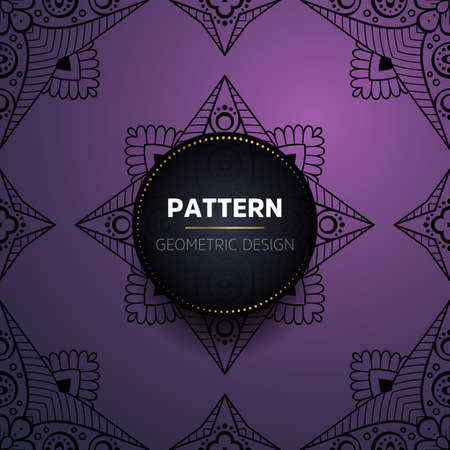 luxury ornamental mandala design backgroundのイラスト素材