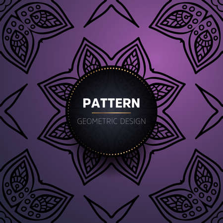 luxury ornamental mandala design backgroundのイラスト素材