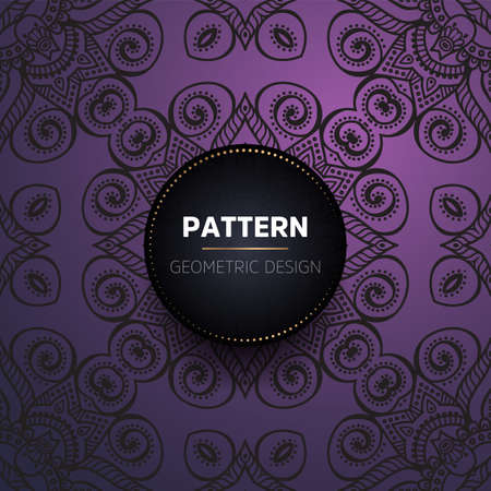 luxury ornamental mandala design backgroundのイラスト素材
