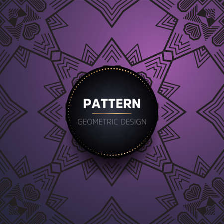 luxury ornamental mandala design backgroundのイラスト素材