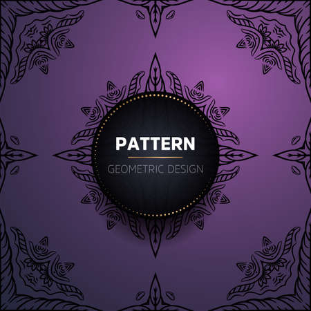 luxury ornamental mandala design backgroundのイラスト素材