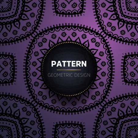 luxury ornamental mandala design backgroundのイラスト素材