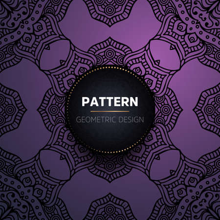 luxury ornamental mandala design backgroundのイラスト素材