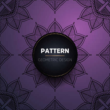 luxury ornamental mandala design backgroundのイラスト素材