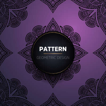 luxury ornamental mandala design backgroundのイラスト素材