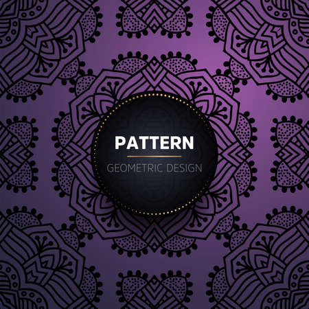 luxury ornamental mandala design backgroundのイラスト素材