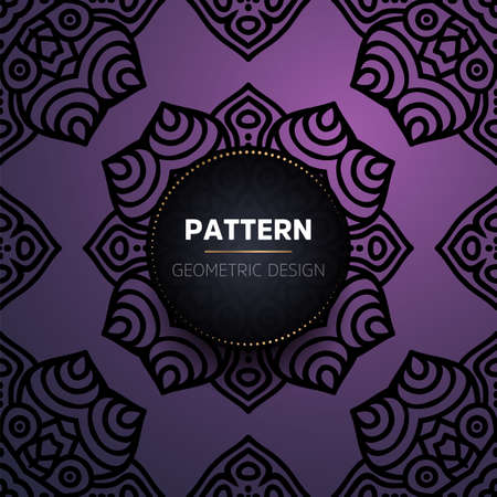 luxury ornamental mandala design backgroundのイラスト素材