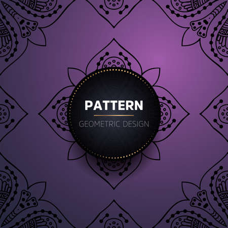 luxury ornamental mandala design backgroundのイラスト素材
