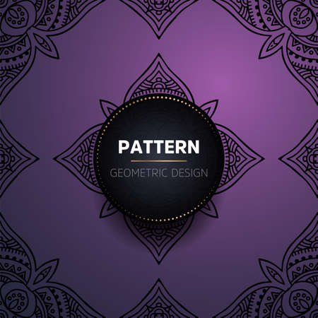 luxury ornamental mandala design backgroundのイラスト素材