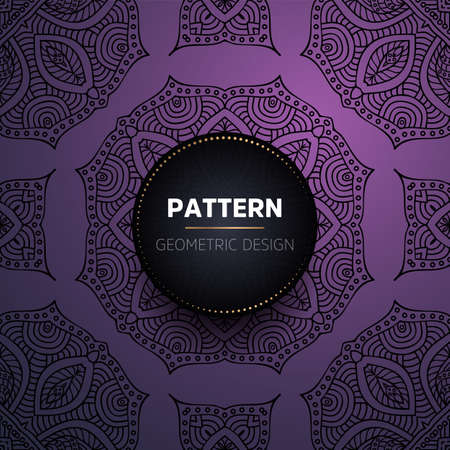 luxury ornamental mandala design backgroundのイラスト素材