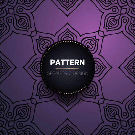 luxury ornamental mandala design backgroundのイラスト素材