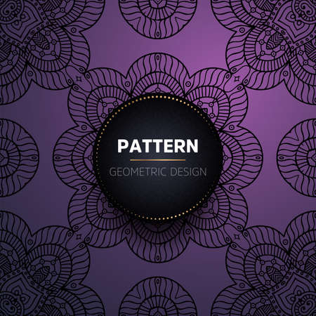 luxury ornamental mandala design backgroundのイラスト素材