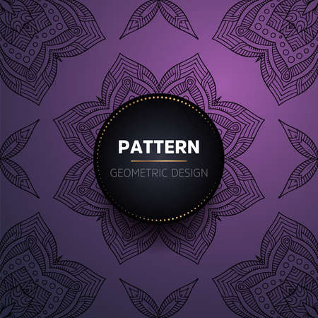 luxury ornamental mandala design backgroundのイラスト素材