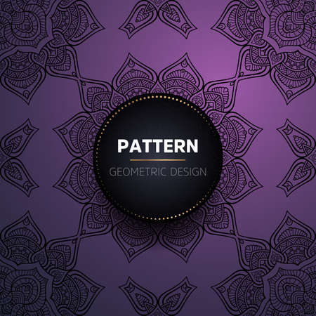 luxury ornamental mandala design backgroundのイラスト素材