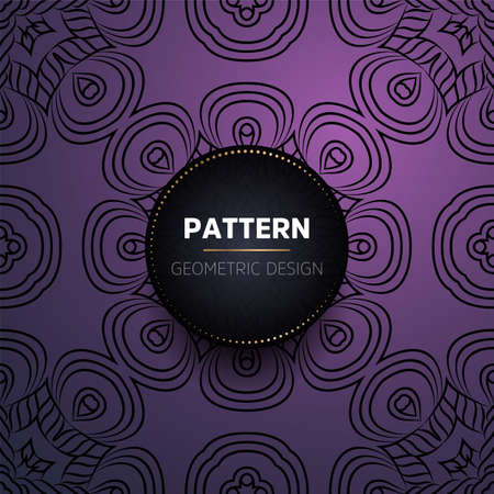 luxury ornamental mandala design backgroundのイラスト素材