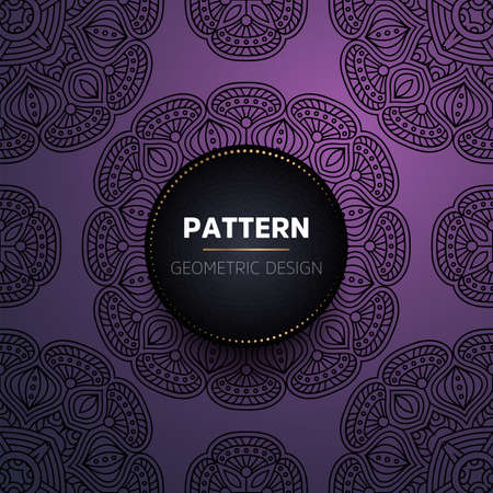 luxury ornamental mandala design backgroundのイラスト素材