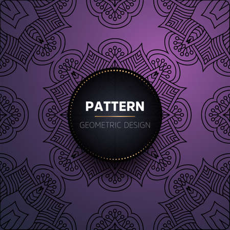 luxury ornamental mandala design backgroundのイラスト素材