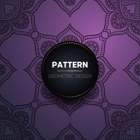 luxury ornamental mandala design backgroundのイラスト素材