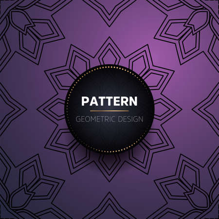 luxury ornamental mandala design backgroundのイラスト素材