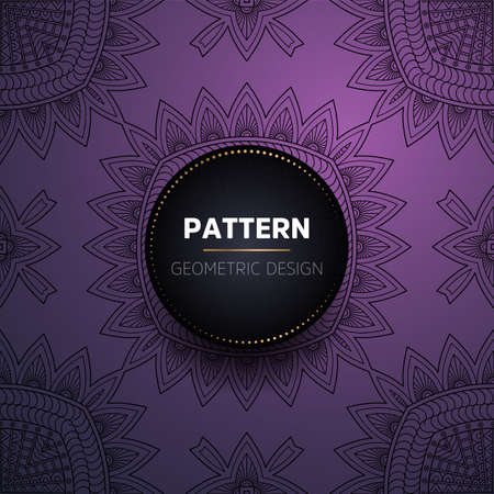 luxury ornamental mandala design backgroundのイラスト素材