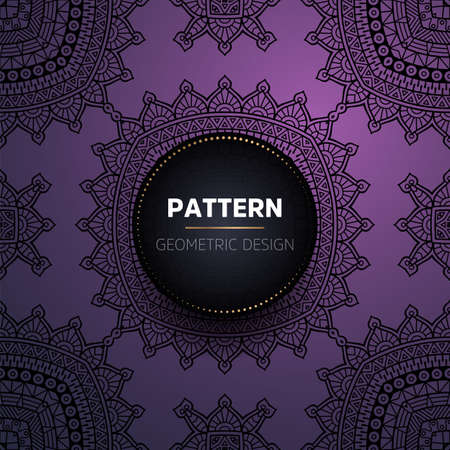 luxury ornamental mandala design backgroundのイラスト素材