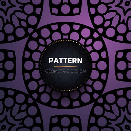 luxury ornamental mandala design backgroundのイラスト素材