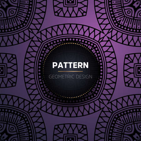 luxury ornamental mandala design backgroundのイラスト素材