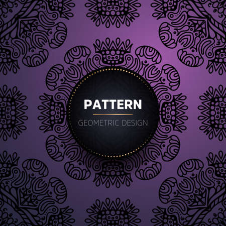 luxury ornamental mandala design backgroundのイラスト素材