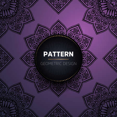 luxury ornamental mandala design backgroundのイラスト素材