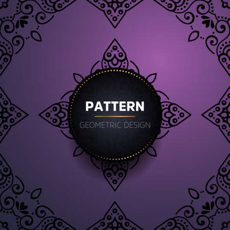 luxury ornamental mandala design backgroundのイラスト素材