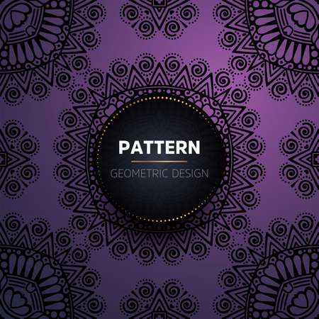 luxury ornamental mandala design backgroundのイラスト素材