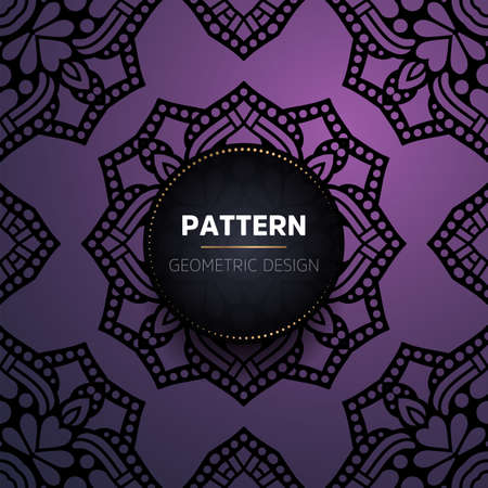luxury ornamental mandala design backgroundのイラスト素材