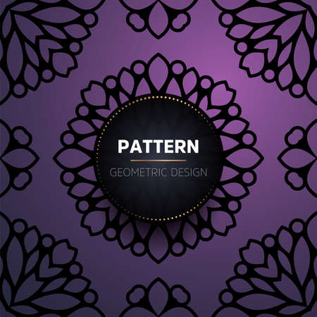 luxury ornamental mandala design backgroundのイラスト素材