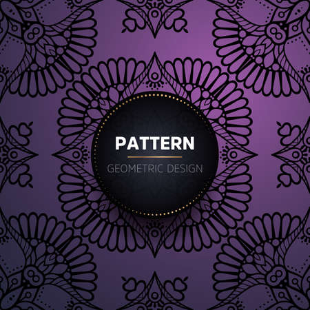 luxury ornamental mandala design backgroundのイラスト素材