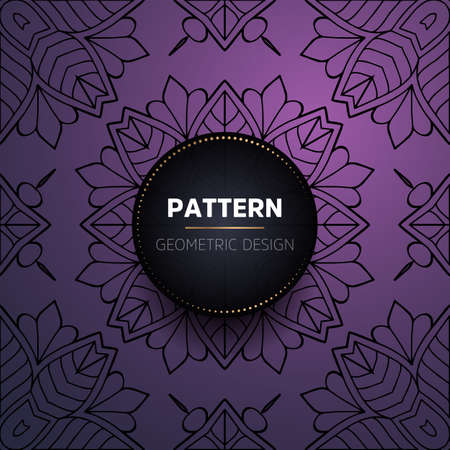 luxury ornamental mandala design backgroundのイラスト素材