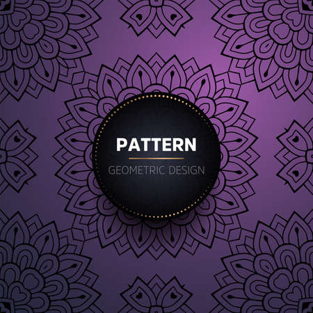 luxury ornamental mandala design backgroundのイラスト素材