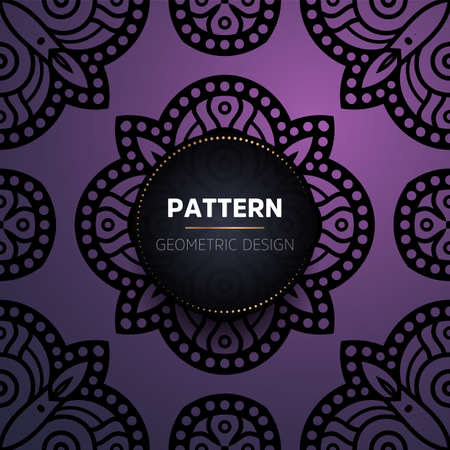 luxury ornamental mandala design backgroundのイラスト素材