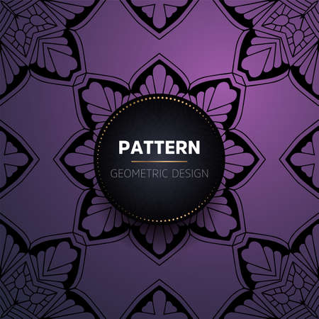 luxury ornamental mandala design backgroundのイラスト素材