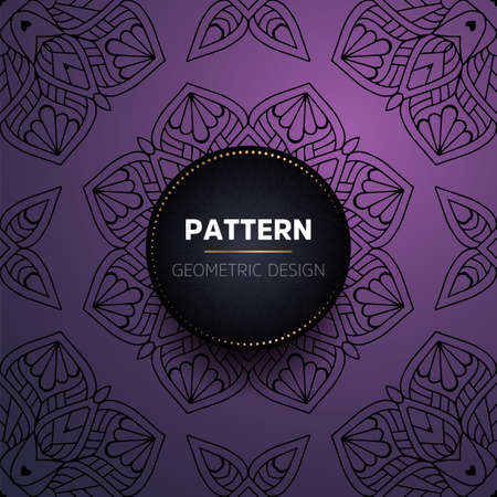 luxury ornamental mandala design backgroundのイラスト素材