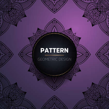 luxury ornamental mandala design backgroundのイラスト素材