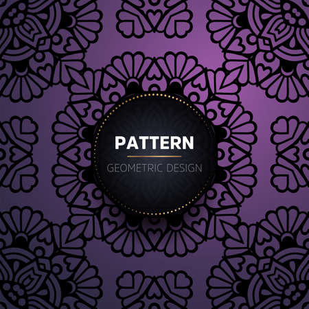 luxury ornamental mandala design backgroundのイラスト素材