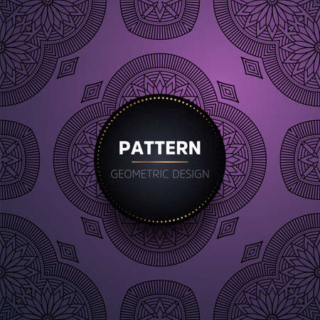 luxury ornamental mandala design backgroundのイラスト素材
