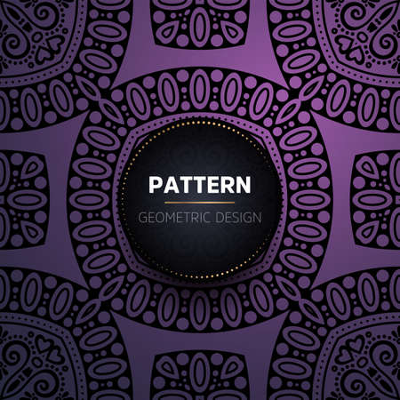 luxury ornamental mandala design backgroundのイラスト素材