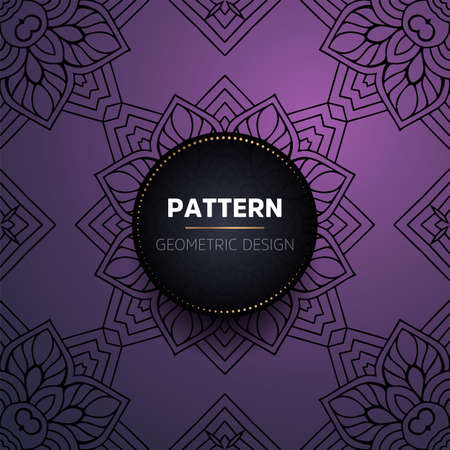 luxury ornamental mandala design backgroundのイラスト素材
