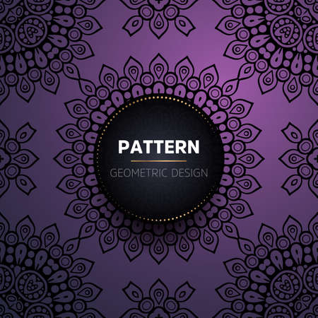 luxury ornamental mandala design backgroundのイラスト素材