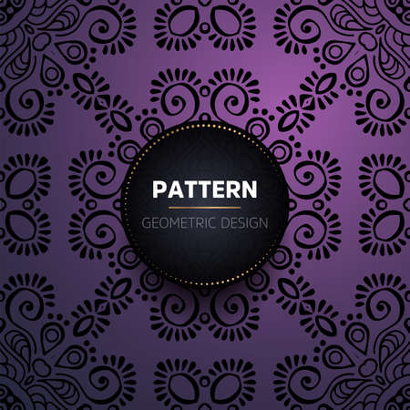 luxury ornamental mandala design backgroundのイラスト素材