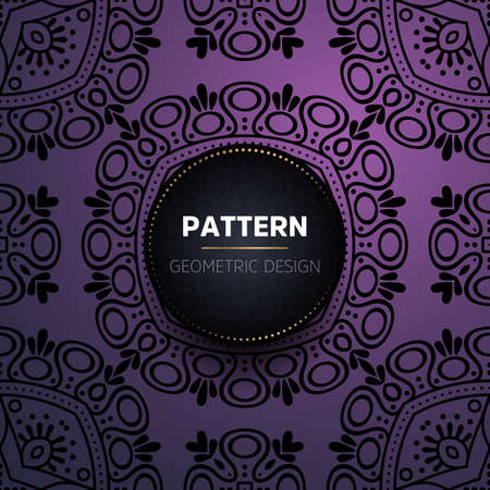 luxury ornamental mandala design backgroundのイラスト素材