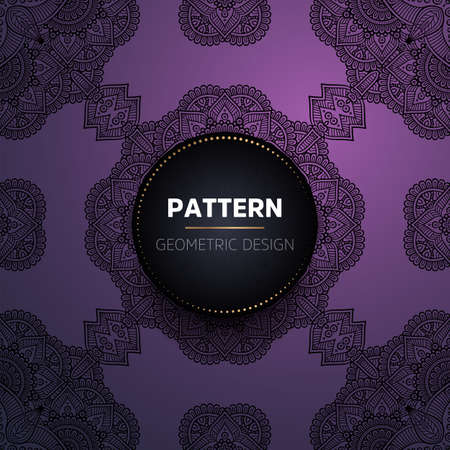 luxury ornamental mandala design backgroundのイラスト素材