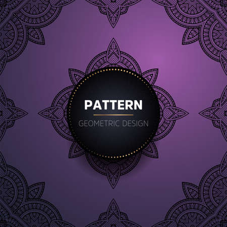 luxury ornamental mandala design backgroundのイラスト素材