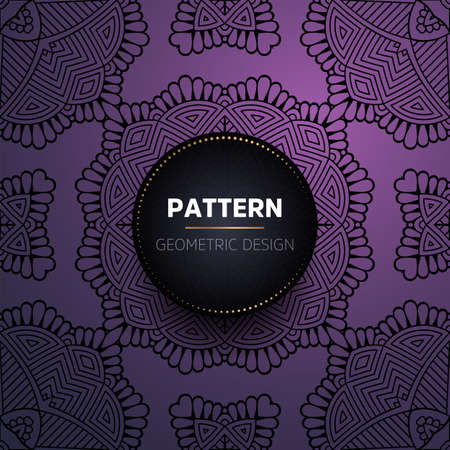 luxury ornamental mandala design backgroundのイラスト素材